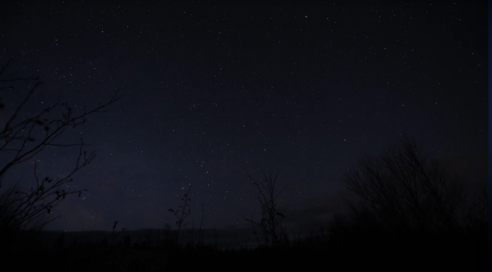 Cloudy Night over Maine Radar Base