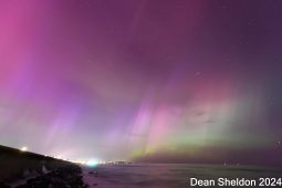May 10th’s Solar Storm over New Hampshire’s Coast – Timelapse